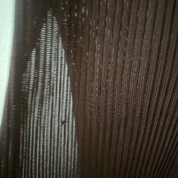 Ninety Percent Rib Split Front Midi Skirt Truffle - Picture 11 of 16